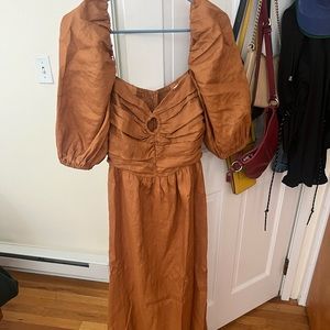 Dissh Australia Malik 100% Linen Midi Maxi Dress 6